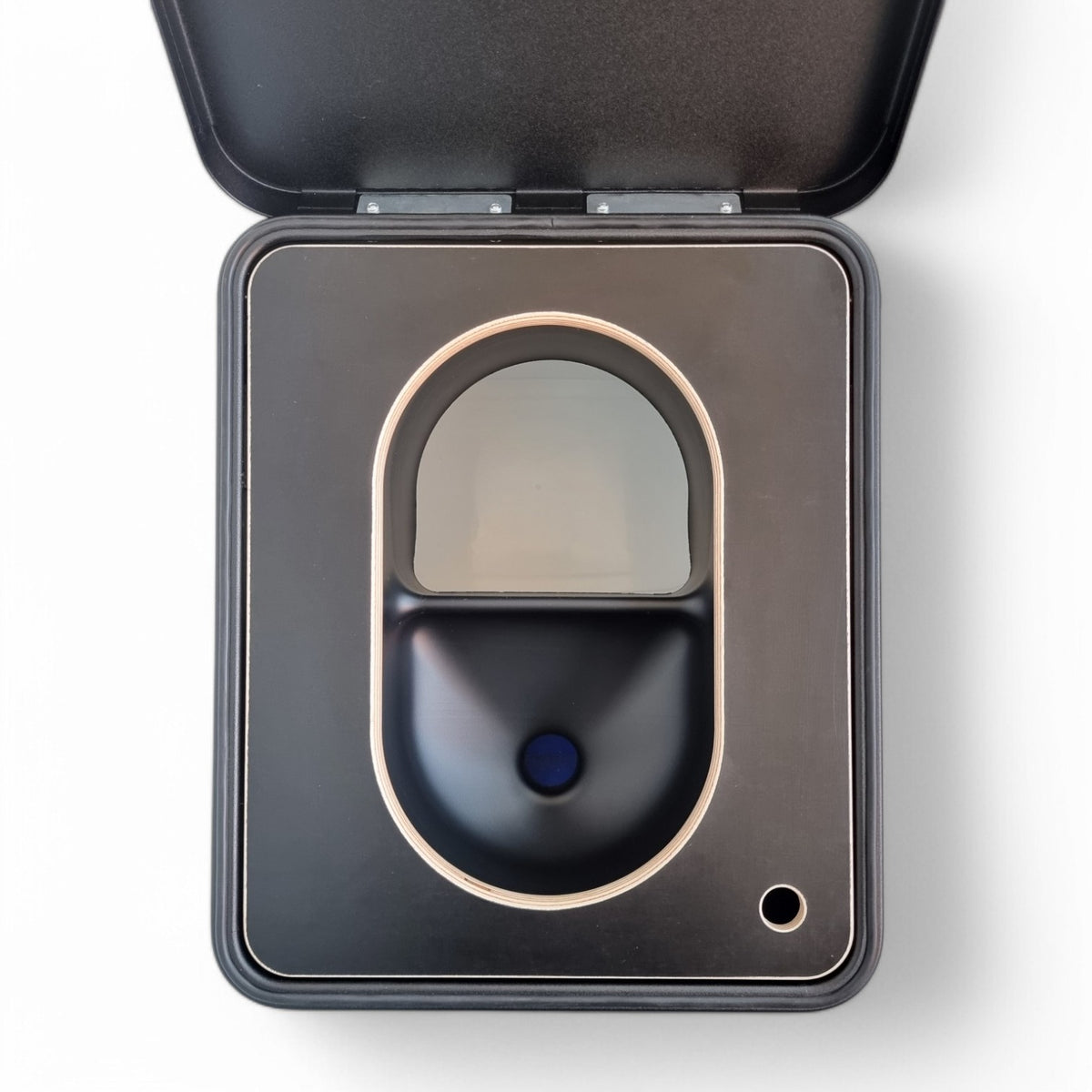 northbox expedition BLACK Trenntoilette Aufsicht Holzsitz und Trenneinsatz